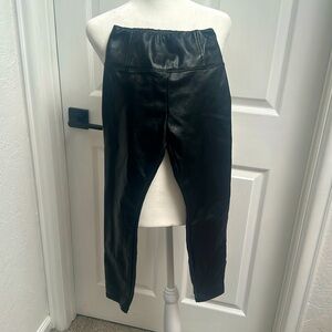 Kids faux leather pants